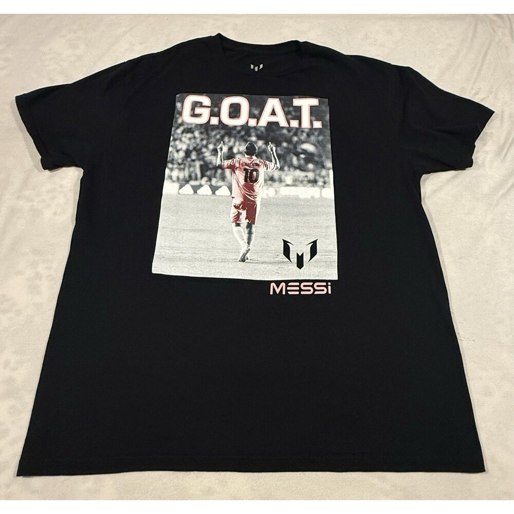 Lionel Messi Graphic T-Shirt Men’s Size XL Goat Soccer‎